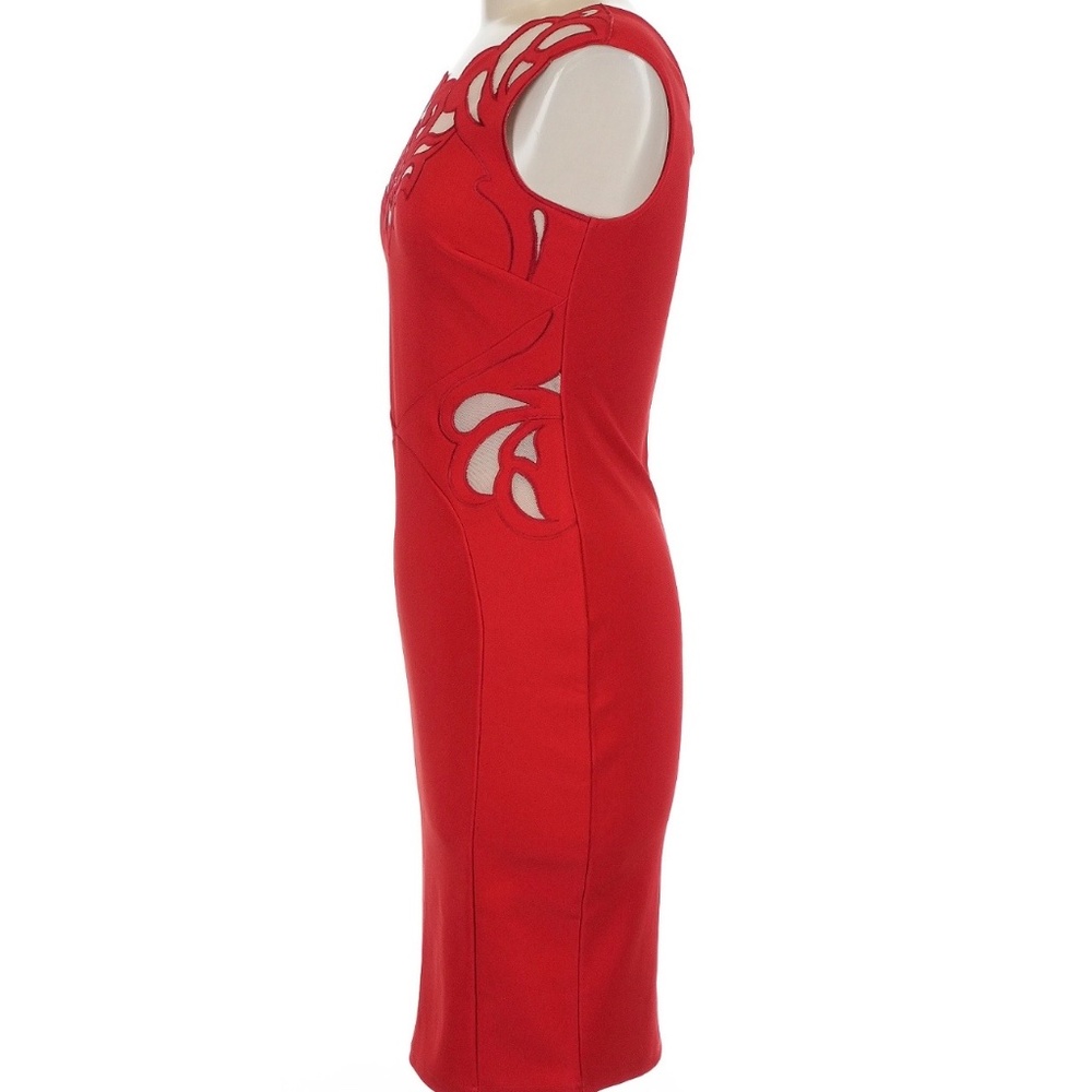 Size 6 Lipsy London Red Dress - Picture 6 of 9